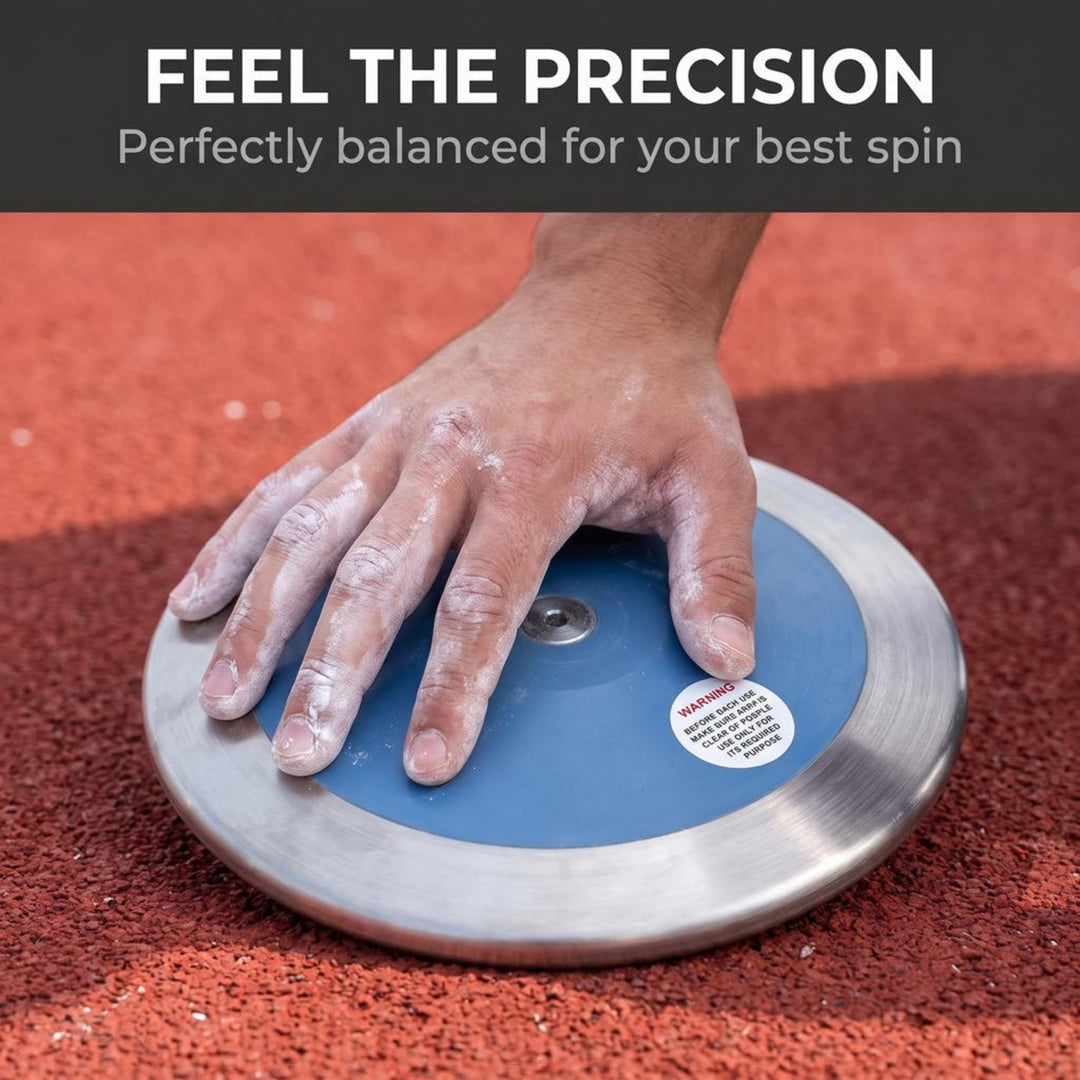 Amber Athletic Gear Top Fly Discus Track &amp; Field Training Discus Throwing Discus 78 ? 85% Rim Weight IAAF Certified