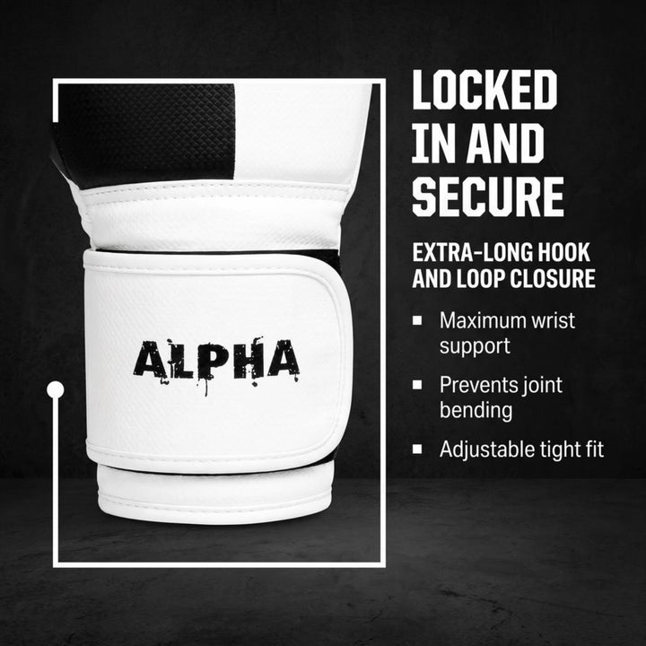The Champ Fight Gear Alpha Series Boxing Gloves with Wrist Support for Boxing Kickboxing Muay Thai Training or Sparring Punching Bag Mitts