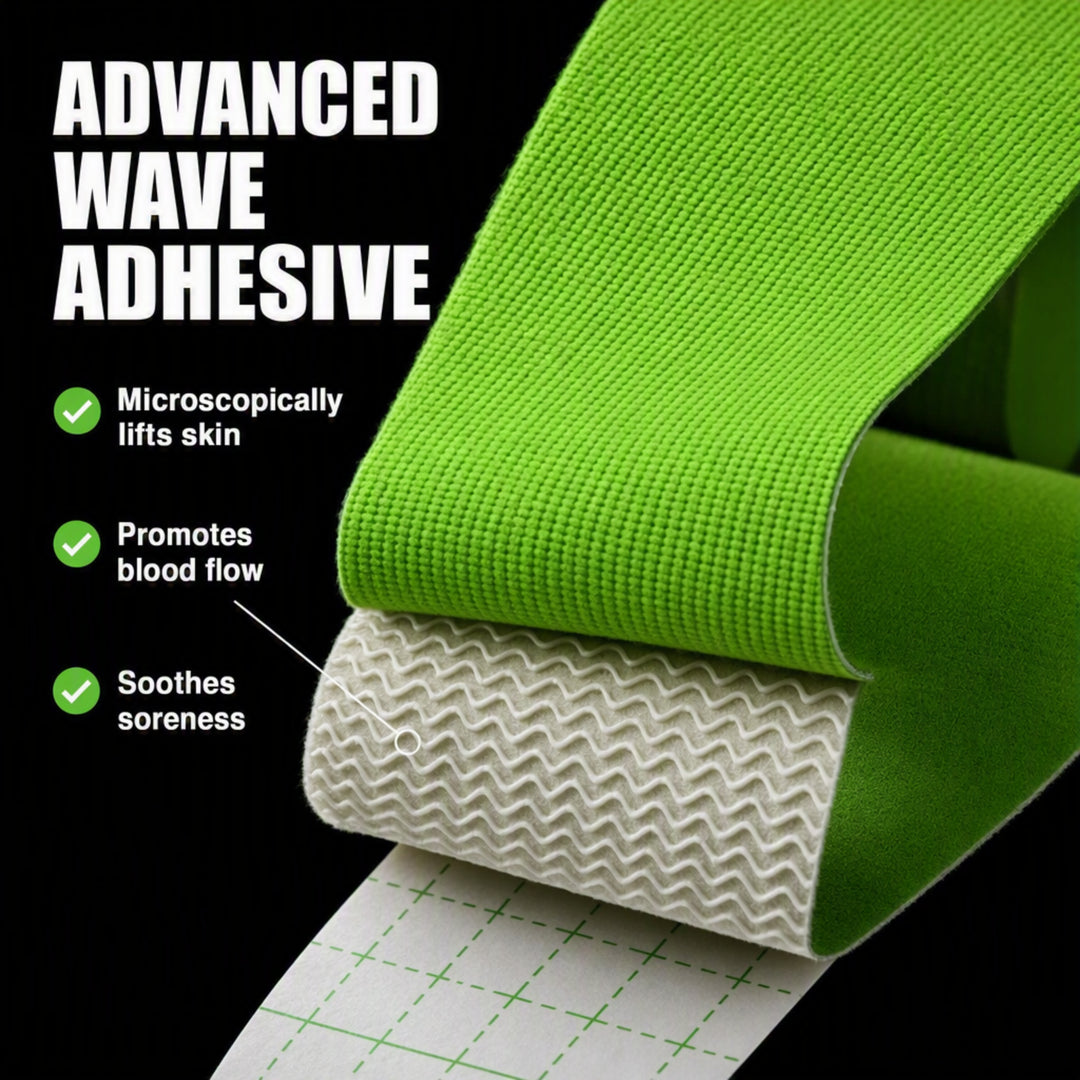 Ultimate Performance Kinesiology Tape: Support, Stabilize, and Recover Best for Athletes and Rehabilitation, 2" x 16ft Green