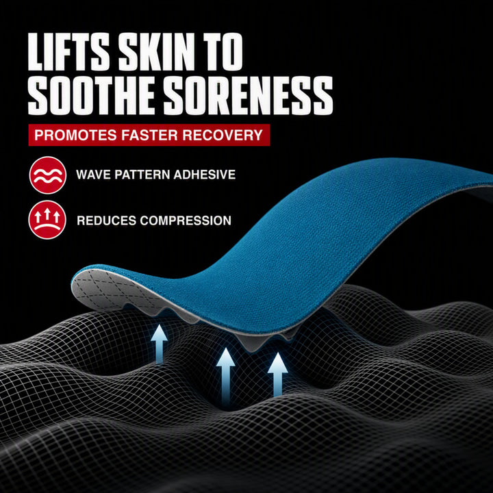Ultimate Performance Kinesiology Tape: Support, Stabilize, and Recover Best for Athletes and Rehabilitation, 2" x 16ft Blue