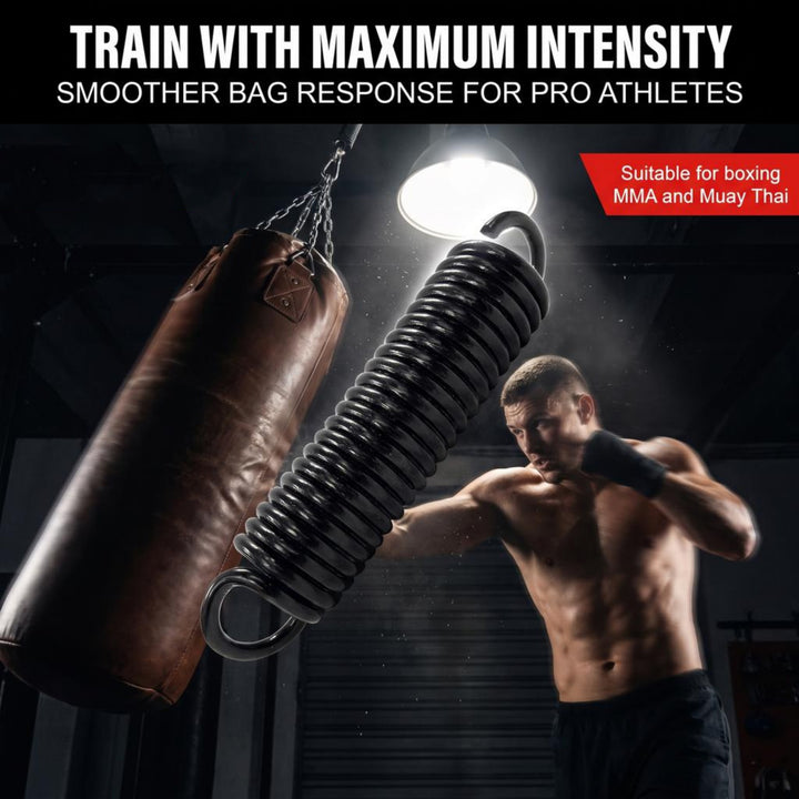 Amber Fight Gear Enhance Your Training with a Heavy Bag Spring Heavy-Duty Hanger for Boxing, Muay Thai &amp; MMA,150lb Capacity, Shock Absorbing Design