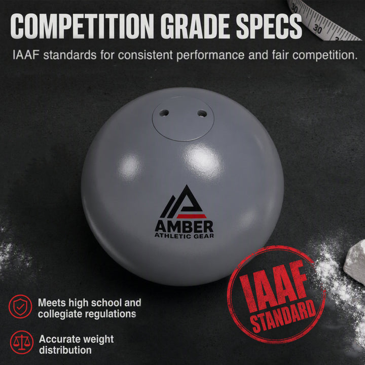 Amber Athletic Gear Cast Iron Shot Put Track and Field Weights