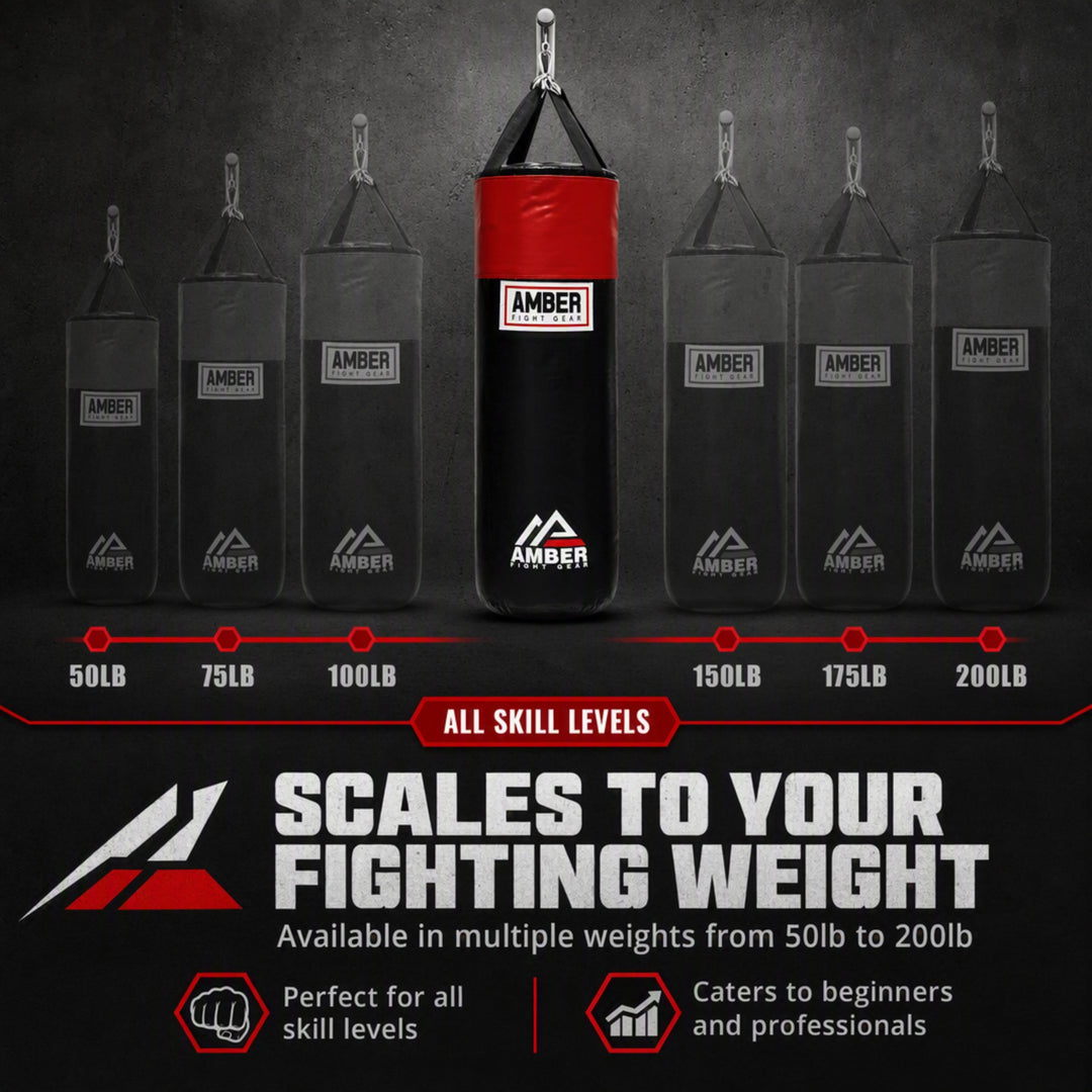 Premium ToughTek Heavy Bag for Boxing, MMA, Muay Thai &amp; Fitness ? Durable Punching Bag for Contact Sports Training, Filled