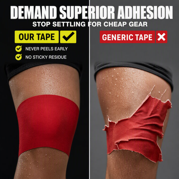 Ultimate Performance Kinesiology Tape: Support, Stabilize, and Recover Best for Athletes and Rehabilitation, 2" x 16ft Red