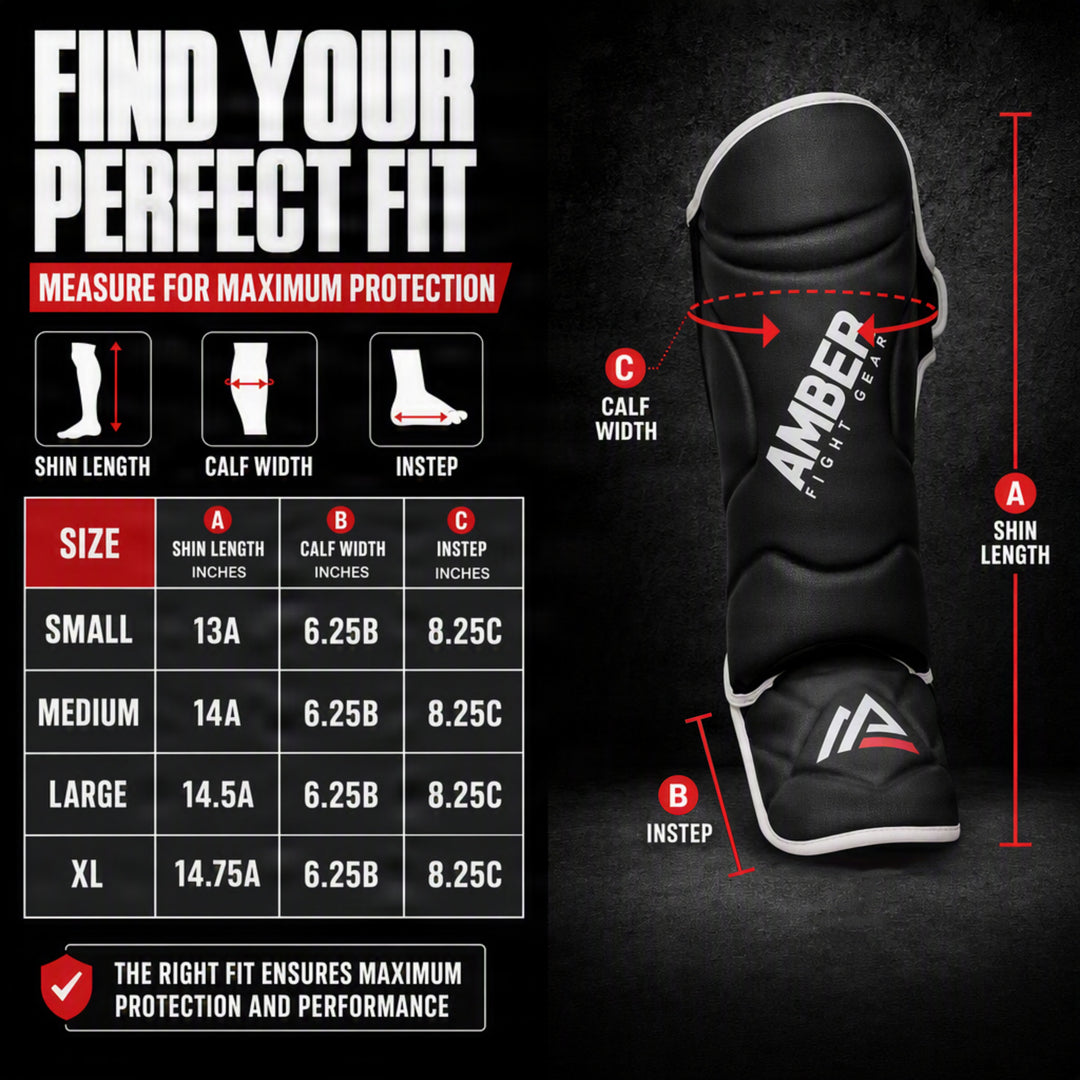 Centurion Muay Thai Shin and Instep Guards, High-Density Foam Protection, Skintex Leather, Adjustable Straps, Lightweight &amp; Durable for MMA, Kickboxing, Muay Thai, and Taekwondo