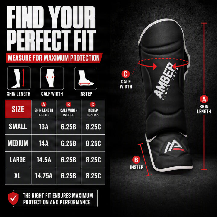 Centurion Muay Thai Shin and Instep Guards, High-Density Foam Protection, Skintex Leather, Adjustable Straps, Lightweight &amp; Durable for MMA, Kickboxing, Muay Thai, and Taekwondo