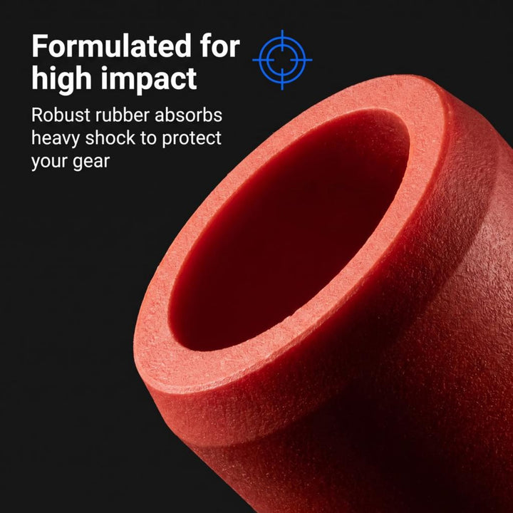 Amber Fight Gear Track and Field Training Throws Rubber Javelin Replacement Tip Red Small