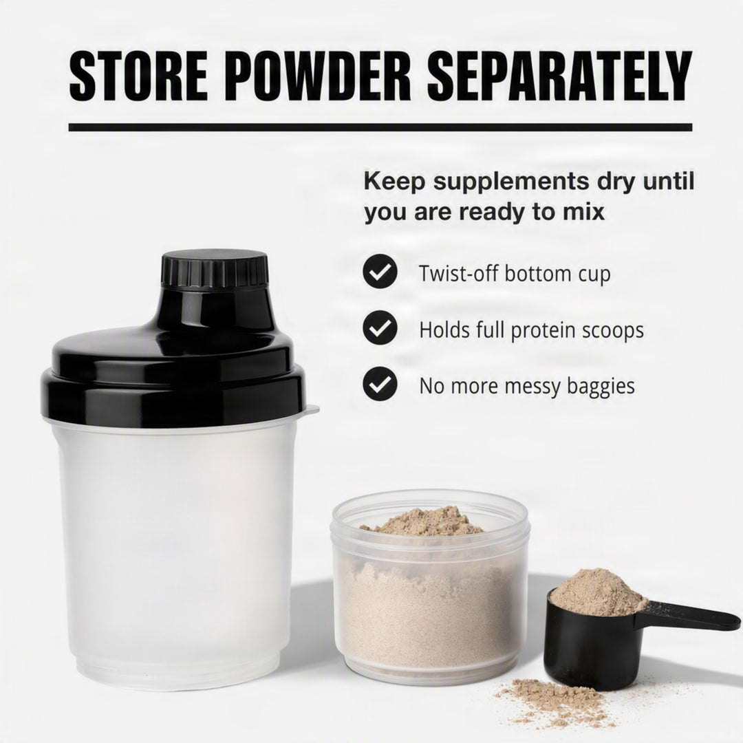 Amber Athletic Gear Super Shaker Glass Small with Storage Cap