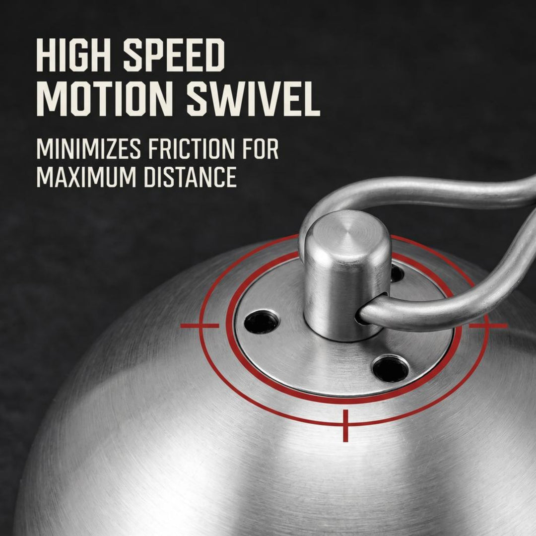 Precision Stainless Steel Hammer, IAAF Certified for Optimal Performance, Featuring High-Speed Motion Swivel, Durable Wire, Lightweight Aluminum Handle, Ideal for Training and Competitions, 4Kg/95mm