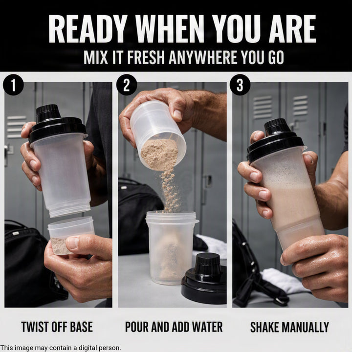 Amber Athletic Gear Super Shaker Glass Small with Storage Cap