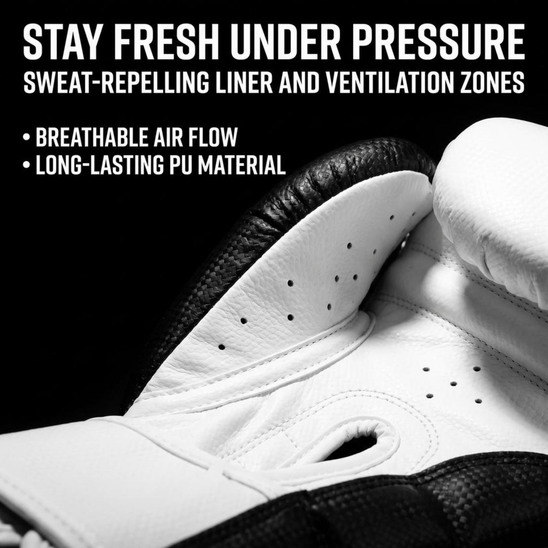 The Champ Fight Gear Alpha Series Boxing Gloves with Wrist Support for Boxing Kickboxing Muay Thai Training or Sparring Punching Bag Mitts