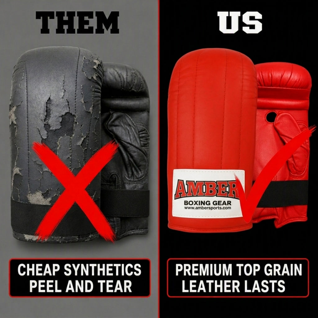 Extreme Boxing Bag Gloves Premium Quality Leather, Enhanced Protection, Comfort Fit, Versatile Use, Professional-Grade Performance