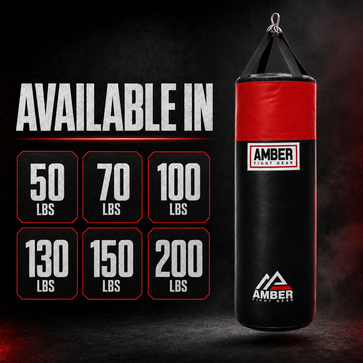 Premium ToughTek Heavy Bag for Boxing, MMA, Muay Thai &amp; Fitness ? Durable Punching Bag for Contact Sports Training, Filled