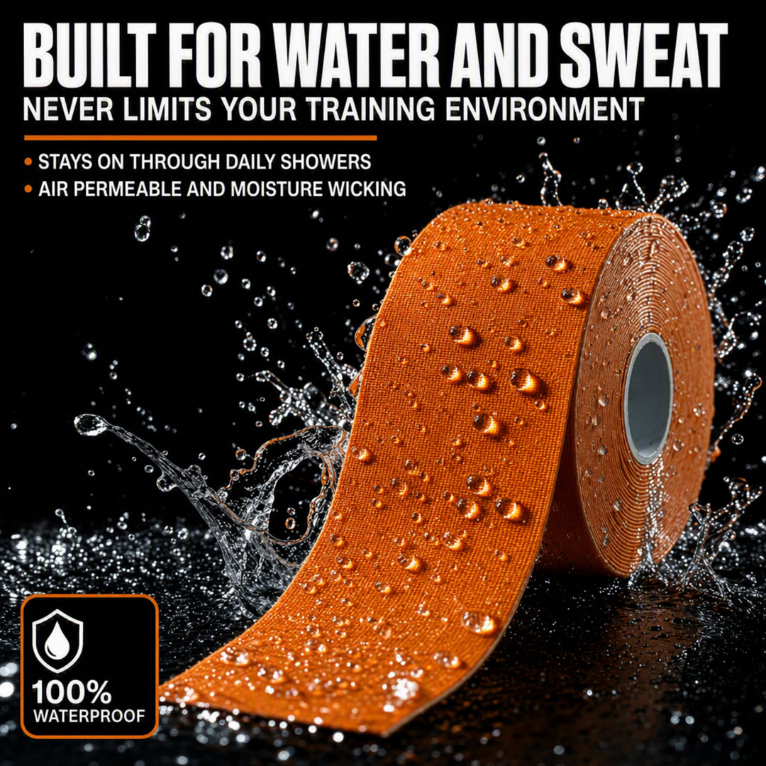Ultimate Performance Kinesiology Tape: Support, Stabilize, and Recover Best for Athletes and Rehabilitation, 2" x 16ft Orange
