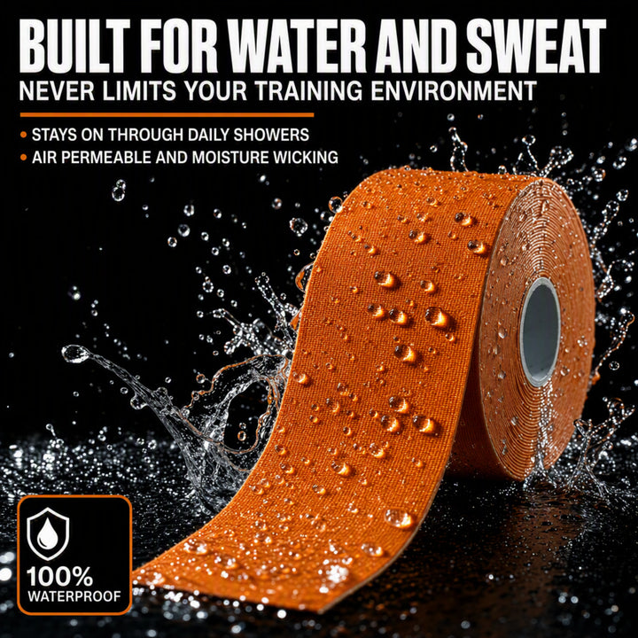 Ultimate Performance Kinesiology Tape: Support, Stabilize, and Recover Best for Athletes and Rehabilitation, 2" x 16ft Orange