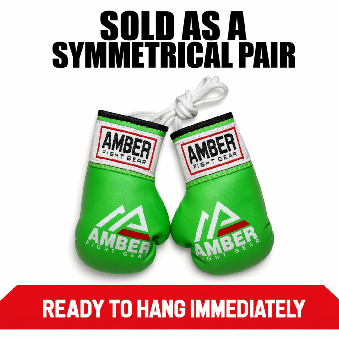 Mini Boxing Glove Replicas The Perfect Accessory for Boxing Fans and Unique Gift Giving - Authentic, Detailed, and Sporty Rear-View Mirror Decoration, Sold as a Pair
