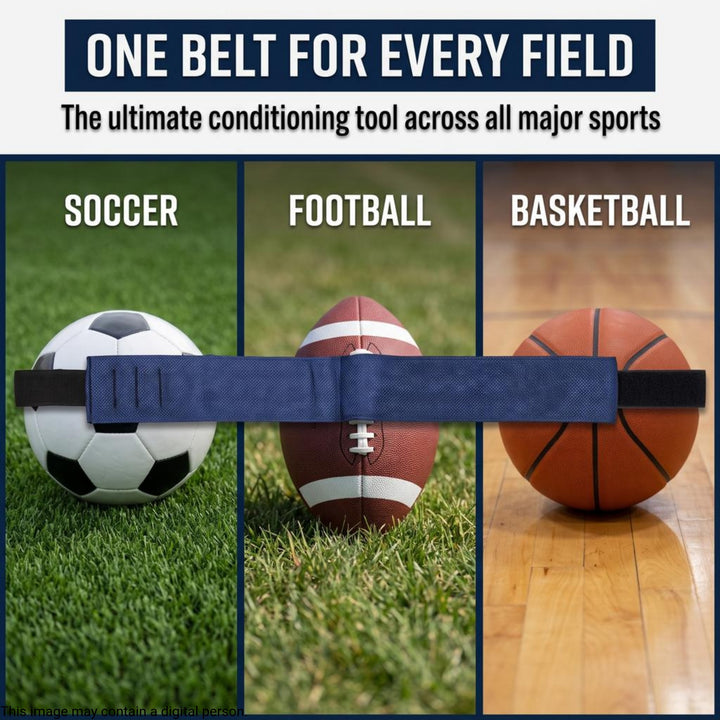 Reaction Belt for 2 ? Speed &amp; Agility Training Harness, Multi-Sport Resistance Trainer for Soccer, Football, Baseball, Hockey &amp; Track Athletes
