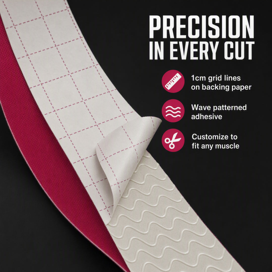 Ultimate Performance Kinesiology Tape: Support, Stabilize, and Recover Best for Athletes and Rehabilitation, 2" x 16ft Pink