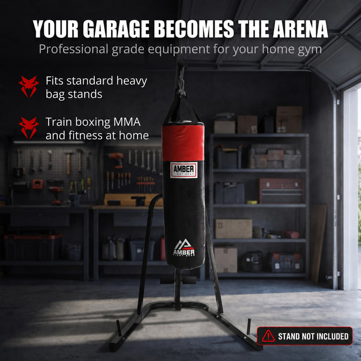 Premium ToughTek Heavy Bag for Boxing, MMA, Muay Thai &amp; Fitness ? Durable Punching Bag for Contact Sports Training, Filled