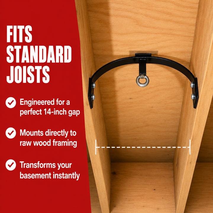 Amber Sports Fight Gear Heavybag Joist Hanger, 14 inch