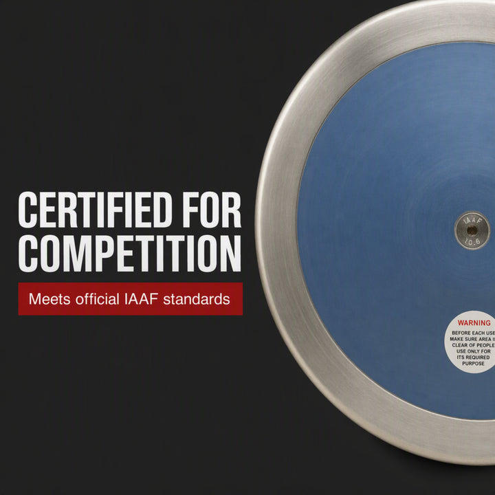 Amber Athletic Gear Top Fly Discus Track &amp; Field Training Discus Throwing Discus 78 ? 85% Rim Weight IAAF Certified
