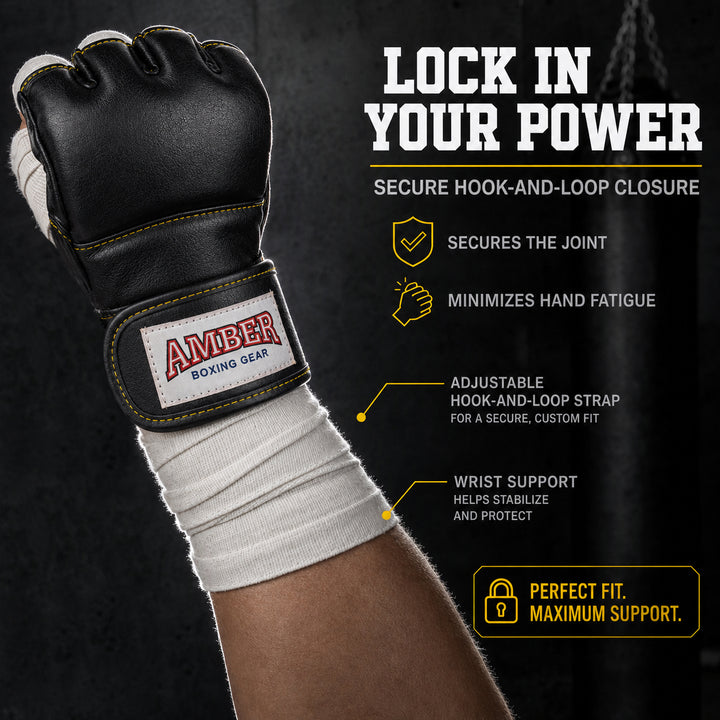 Ultimate Performance Boxing Gloves Unmatched Power, Precision, Durability, and Comfort in The Ring, Black, Medium