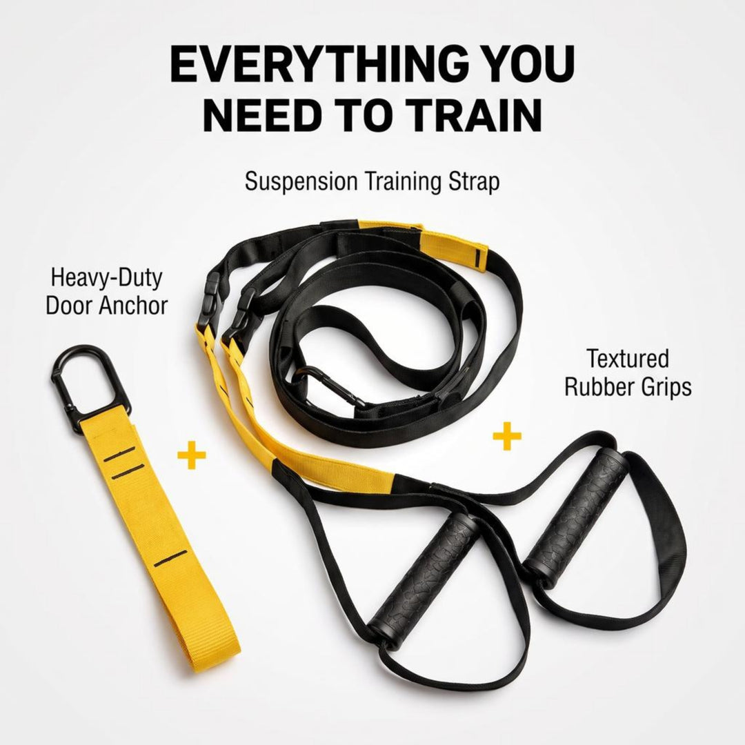 Ultimate Bodyweight Resistance Training Kit - Build Muscle, Burn Fat, Enhance Flexibility