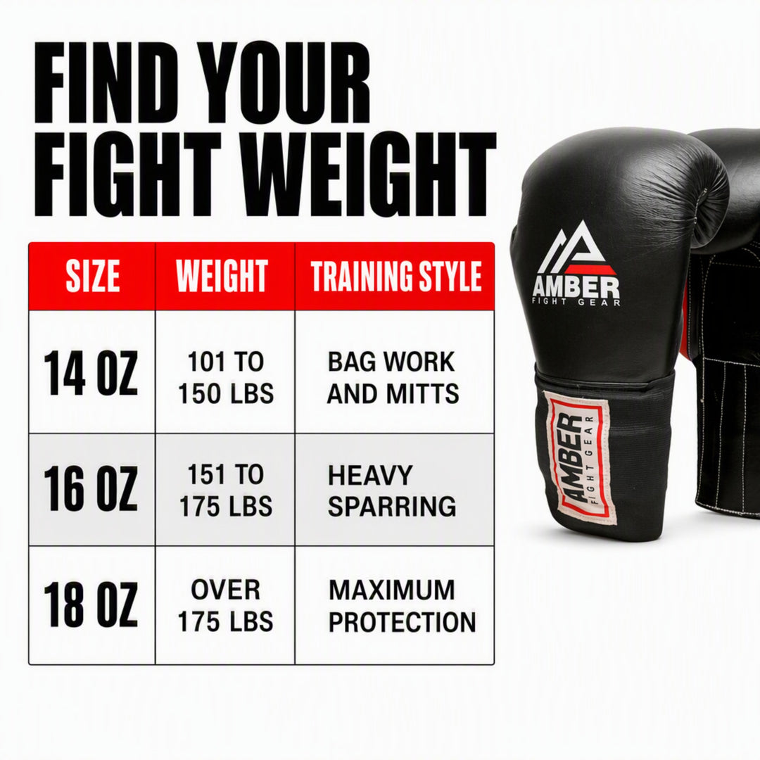 MFG Professional Hook and Loop Leather Training Boxing Gloves MMA Kickboxing Training Sparring Punching Bag Gloves Black