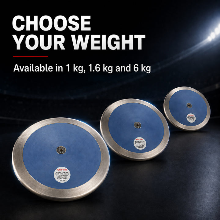 Amber Athletic Gear Top Fly Discus Track &amp; Field Training Discus Throwing Discus 78 ? 85% Rim Weight IAAF Certified