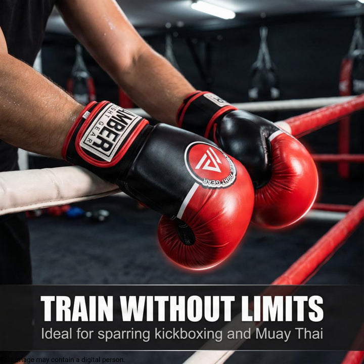 Amber Fight Gear Force Boxing Gloves with Multi-Layer Foam &amp; Wrist Support