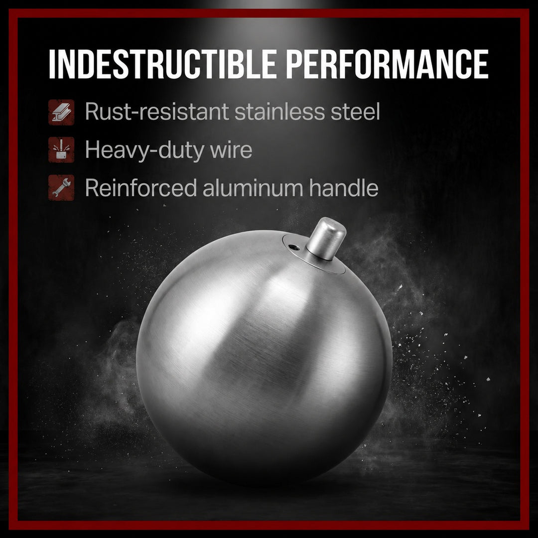 Precision Stainless Steel Hammer, IAAF Certified for Optimal Performance, Featuring High-Speed Motion Swivel, Durable Wire, Lightweight Aluminum Handle, Ideal for Training and Competitions, 6kg/106mm