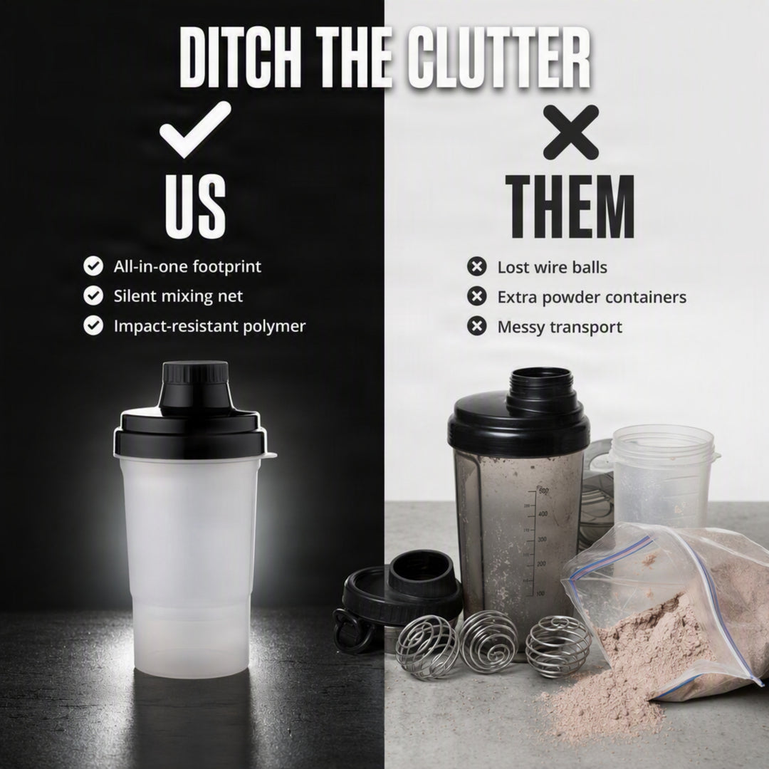 Amber Athletic Gear Super Shaker Glass Small with Storage Cap