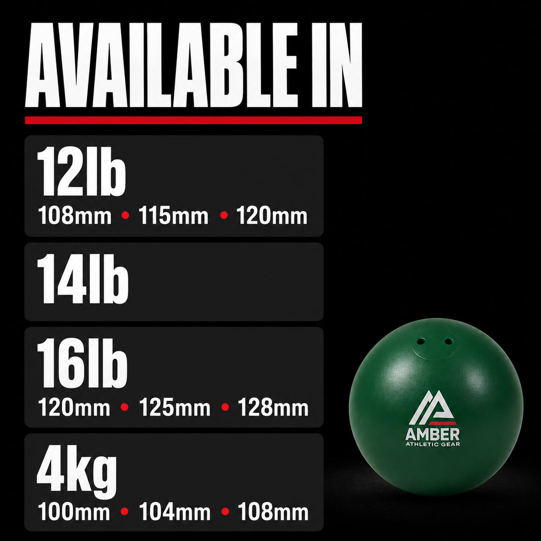Amber Athletic Gear Cast Iron Shot Put Track and Field Weights