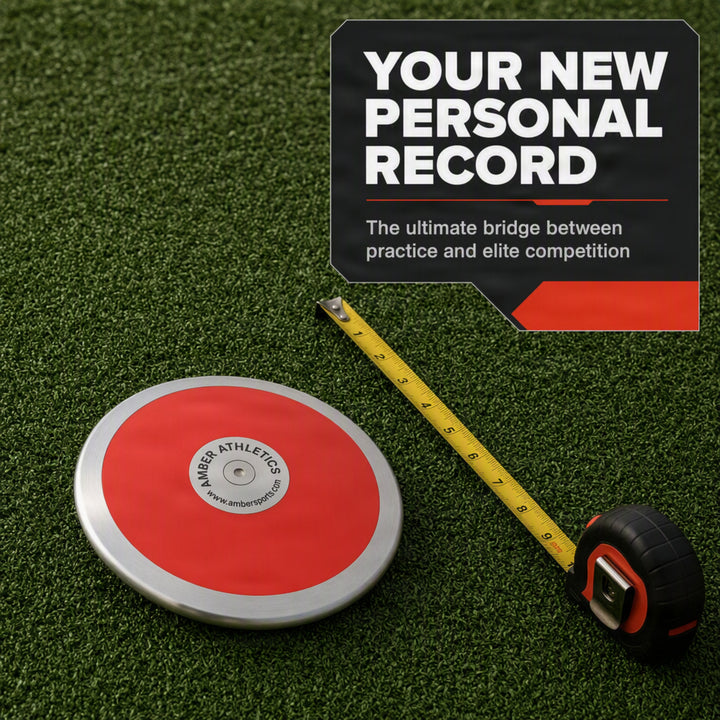 Amber Athletic Gear 70% Rim Weigh Discus Galvanized Steel Rim, Sturdy ABS Plates, Balanced Design, Precision Throws &amp; Enhanced Aerodynamics, 0.85Kg, 1 Kg, 1.25 Kg, 1.5Kg, 1.6 Kg, 1.75Kg and 2 Kg
