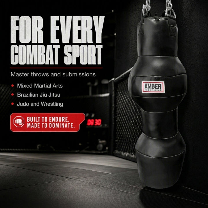 MMA Throwing Dummy, Triple Reinforced Durability, Realistic Training Experience, and Versatile for All Skill Levels - Perfect for MMA, Judo, and Brazilian Jiu-Jitsu Training, Filled