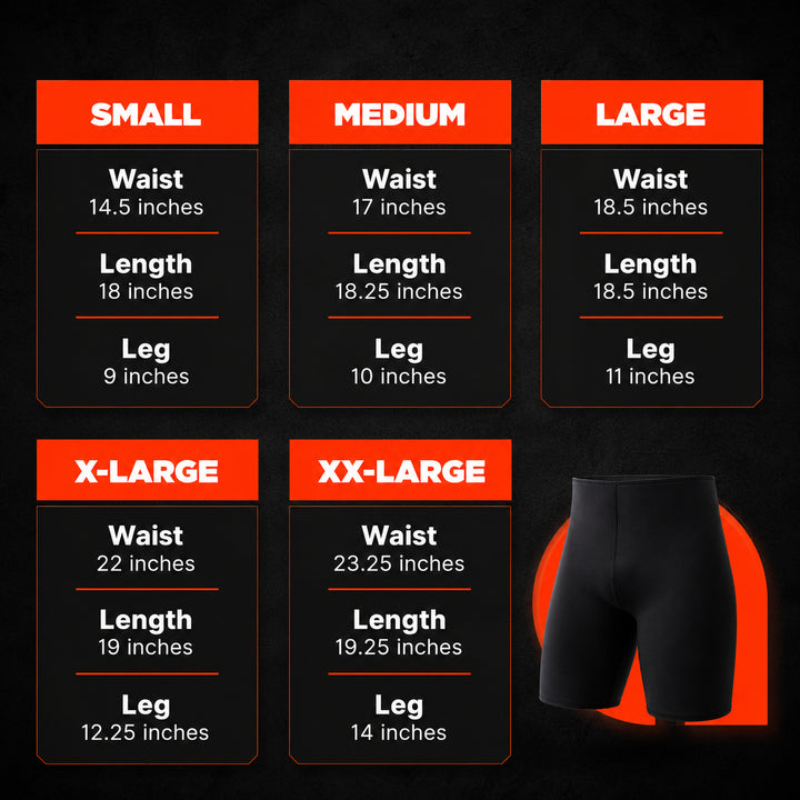 Neoprene Training Shorts for Men and Women Lightweight, Low-Rise Fitted Sweat Shorts for Enhanced Water Weight Reduction, Comfortable and Durable Workout Gear