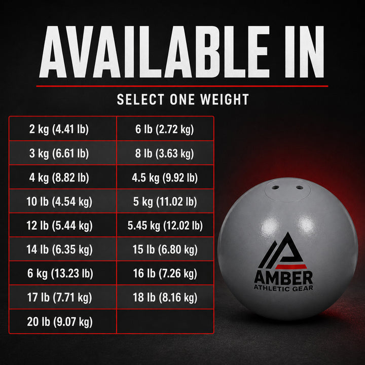 Amber Fight Gear Precision Performance 5kg/11.02lb Iron Shot Put Versatile Training and Competition Excellence with Sturdy Cast Iron Build and Durable Polyurethane Coating Green
