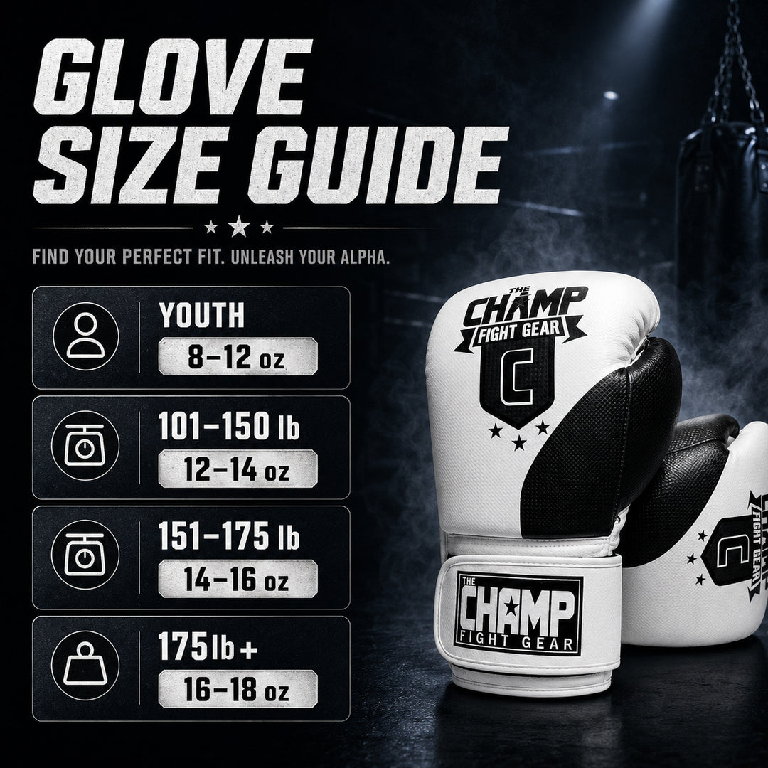 The Champ Fight Gear Alpha Series Boxing Gloves with Wrist Support for Boxing Kickboxing Muay Thai Training or Sparring Punching Bag Mitts