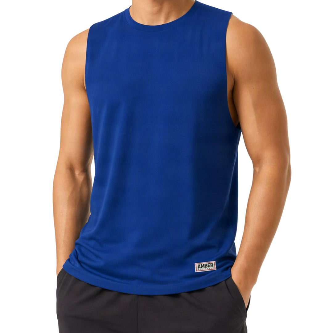 Amber Fight Gear Premium Satin Boxing Jersey Tank Top, Multiple Colors &amp; Sizes