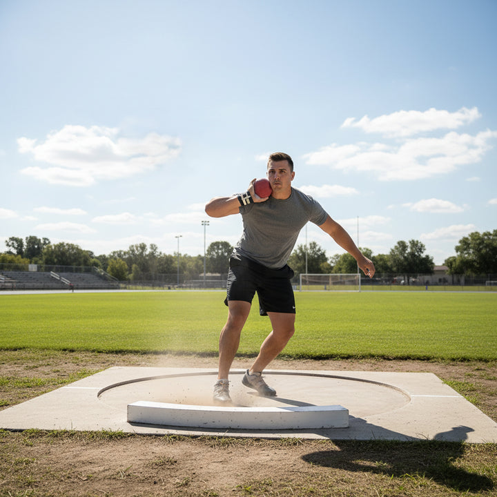 Cast Iron Shot Put: IAAF Compliant Athletic Throwing Weight for Track &amp; Field Competitions - Durable, Balanced Design for High Performance Training &amp; Competition, Color may vary