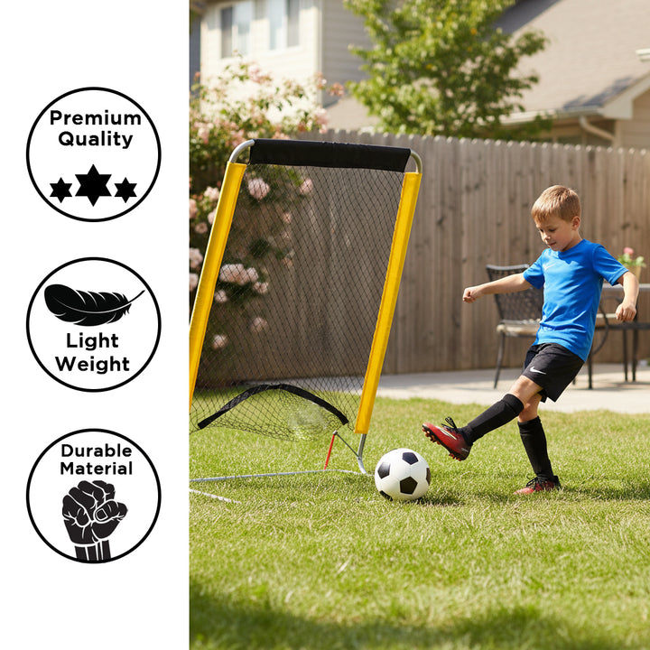 Pro Down Varsity Kicking Cage Replacement Net - Yellow Sides