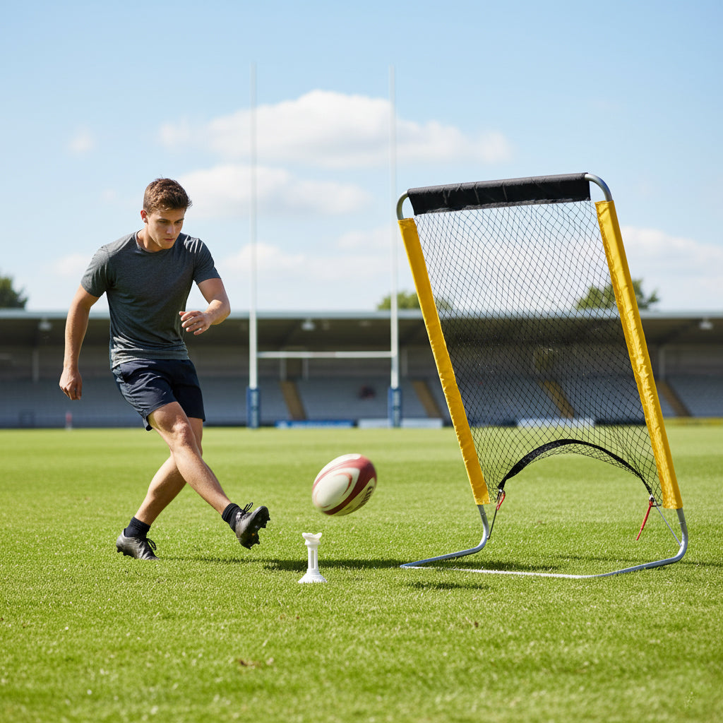 Pro Down Varsity Kicking Cage Replacement Net - Yellow Sides