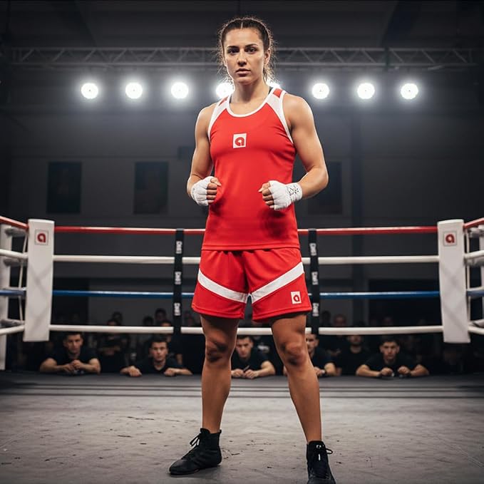 Amber Fight Gear Unisex Basketball Jersey and Shorts Set, Polyester