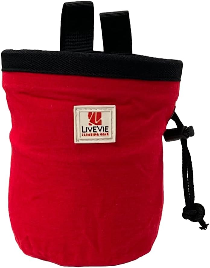 Amber Fight Gear Ultralight Cotton Chalk Bag with Cinch Closure