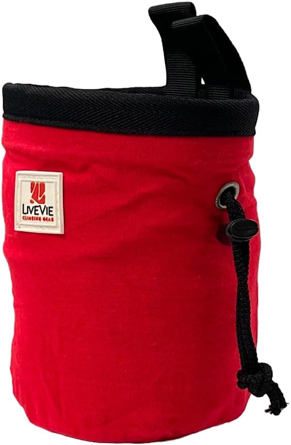 Amber Fight Gear Ultralight Cotton Chalk Bag with Cinch Closure
