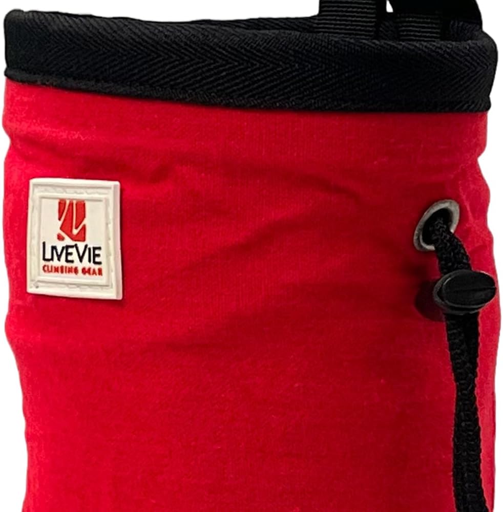 Amber Fight Gear Ultralight Cotton Chalk Bag with Cinch Closure