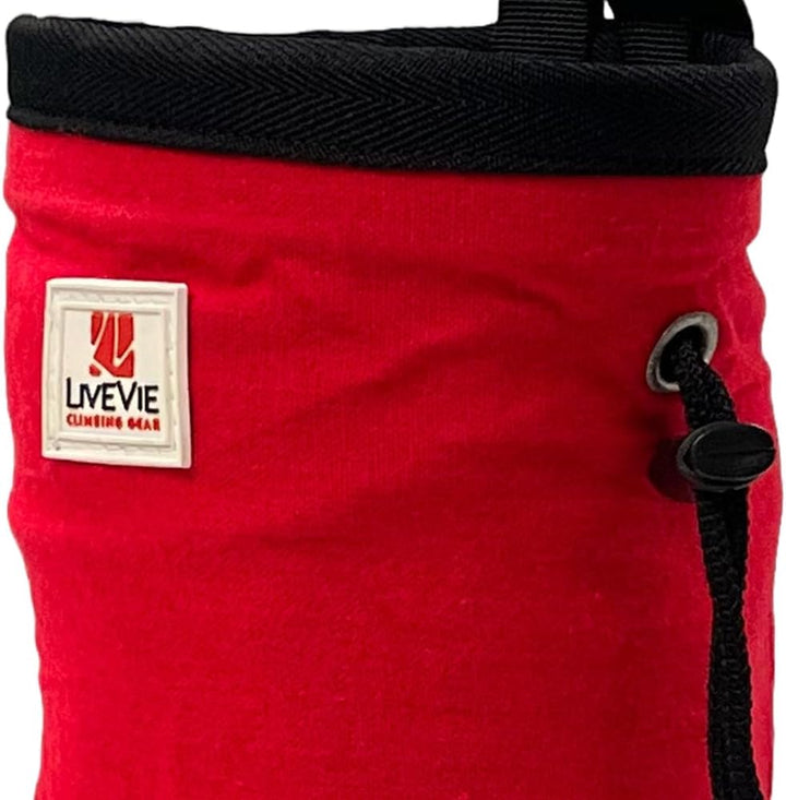 Amber Fight Gear Ultralight Cotton Chalk Bag with Cinch Closure