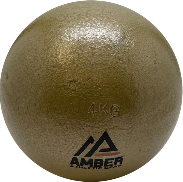 Amber Athletic Gear Cast Iron Shot Put Weights  Ideal for Track &amp; Field Training