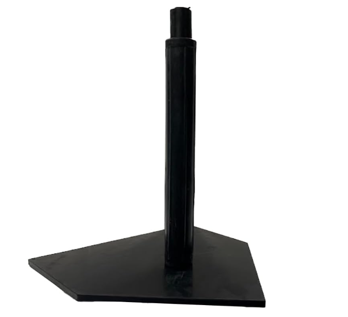 Amber Fight Gear Heavy Duty Adjustable Batting Tee for Baseball, Softball, and Tee Ball - Industrial Strength, All-Weather Rubber, 20 to 32 Inches Height Adjustable