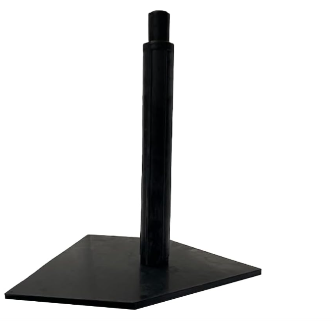 Amber Fight Gear Heavy Duty Adjustable Batting Tee for Baseball, Softball, and Tee Ball - Industrial Strength, All-Weather Rubber, 20 to 32 Inches Height Adjustable